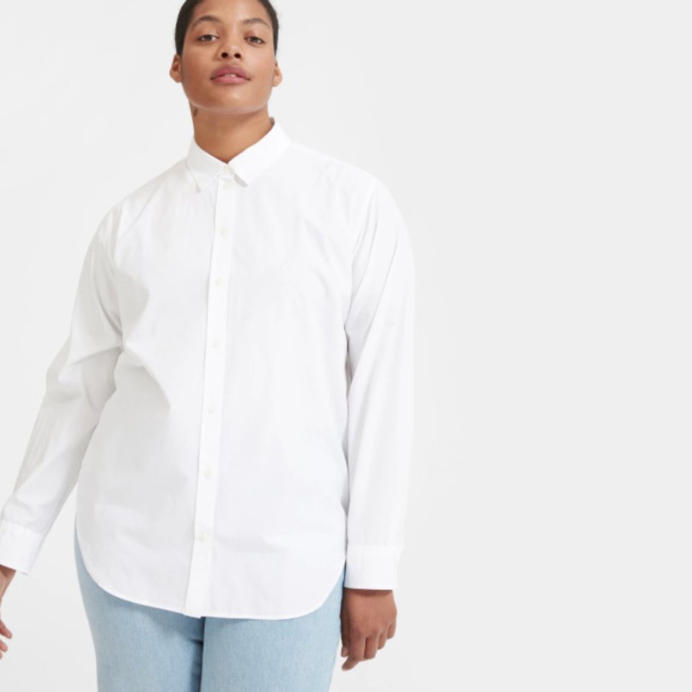 Everlane poplin shirt